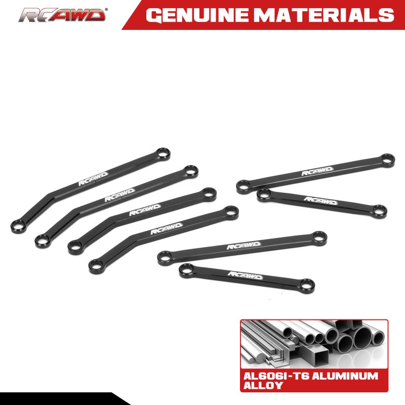 RCAWD Alloy SCX24 JLU High Clearance Links Set for Axial 1/24 SCX24 C10 Linkage Tie Rod AXI00001 AXI00002 Upgrade Parts - Image 3